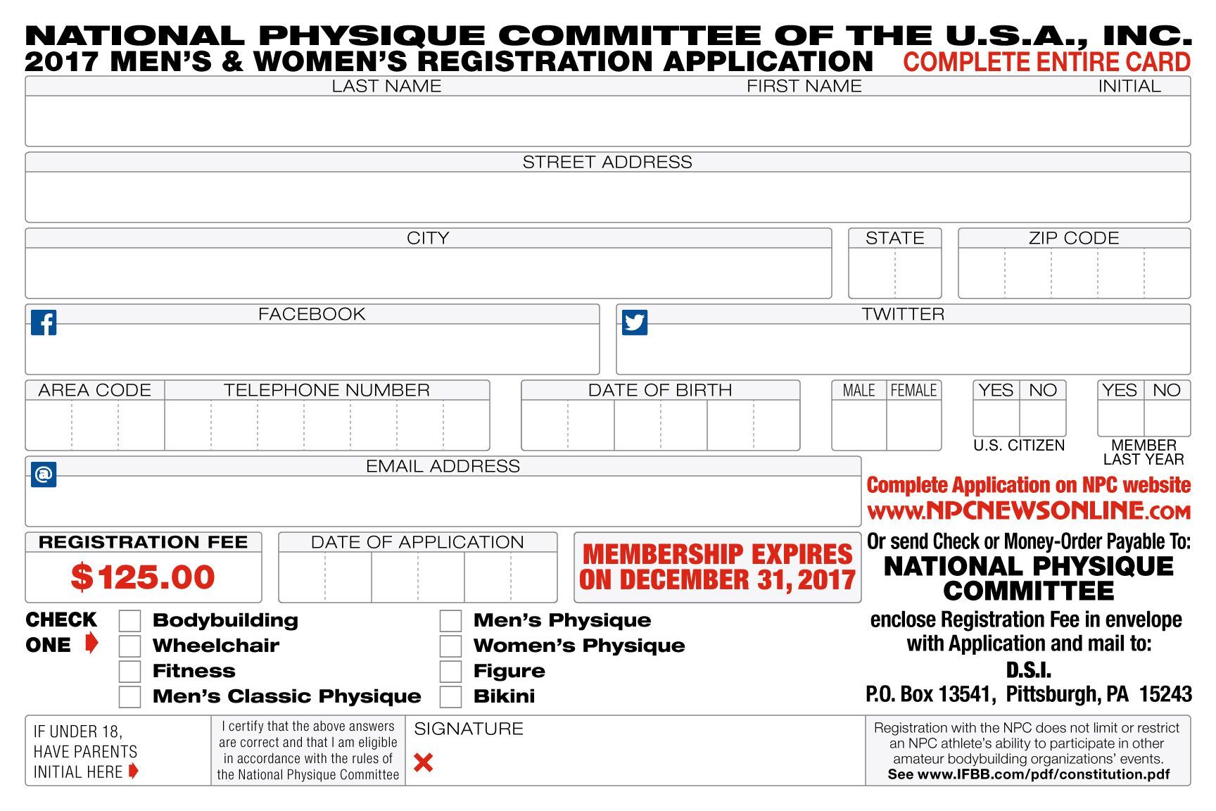 2017NPCregistrtionCard_Athlete4x6_4c